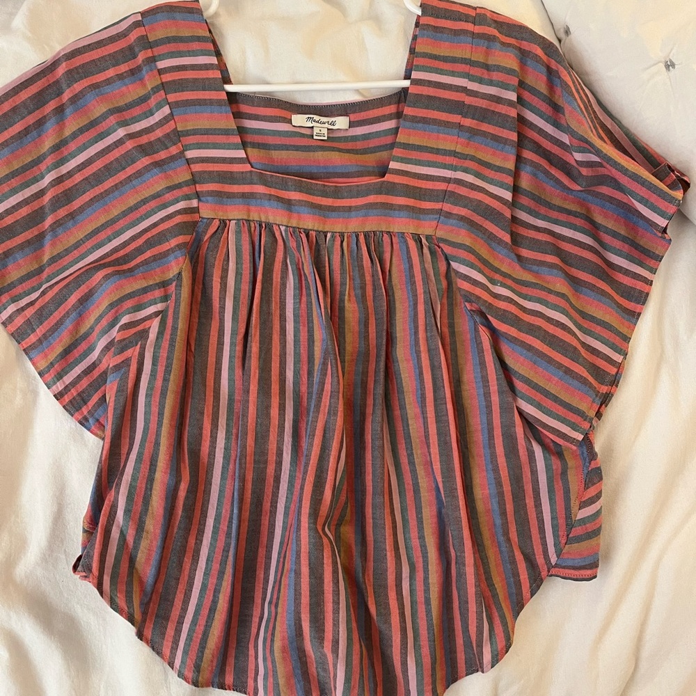 Madewell rainbow shirt